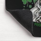 Totes Inside Aber Gefühl Lucky Funny Skeleton St P Mousepad (Ecke)