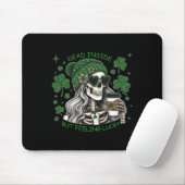 Totes Inside Aber Gefühl Lucky Funny Skeleton St P Mousepad (Mit Mouse)