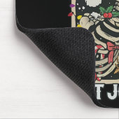 Totes Inside aber Jolly Af Funny Skeleton Lights C Mousepad (Ecke)