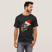 Totes Inside Aber Jolly AF Funny Skeleton Weihnach T-Shirt (Vorne ganz)