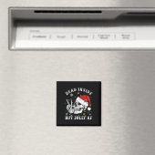 Totes Inside Aber Jolly AF Skeleton Weihnachten Magnet (In Situ (Geschirrspüler))