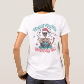 Totes Inside, aber Jolly Santa Skeleton T-Shirt (Rückseite)