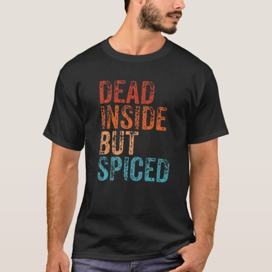Totes Inside, aber scharf Niedlicher Fall Pumpkin T-Shirt (Vorderseite)