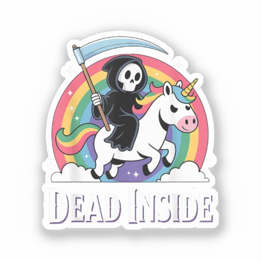 Totes Inside Aufkleber (Vorderseite)