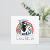 Totes Inside Einladung (Stehend Vorderseite)