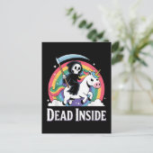 Totes Inside Postkarte (Stehend Vorderseite)