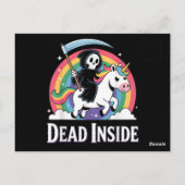 Totes Inside Postkarte (Rückseite)