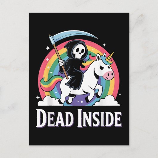 Totes Inside Postkarte (Vorderseite)