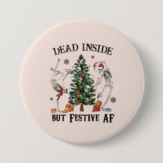 Totes Inside | Weihnachten Button (Vorderseite)