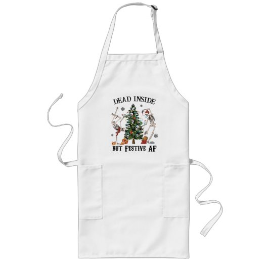 Totes Inside | Weihnachten Lange Schürze (Vorne)