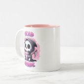 Totes Inside Zweifarbige Tasse (Vorderseite Links)
