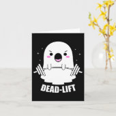 Totes Lift Ghost Halloween1 Karte (Gelbe Blume)