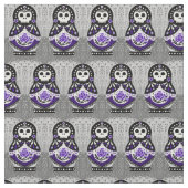 Totes Matryoshka Stoff (Nahaufnahme)