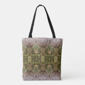 Totes Medium des Blumen-Muster-5 Tasche (Rückseite)