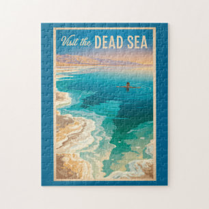 Totes Meer Illustration Reise Kunst Vintage Puzzle