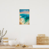 Totes Meer Illustrations-Reise Kunst Vintage Poster (Küche)