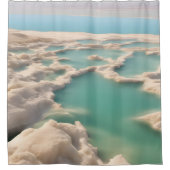 Totes Meer in Israel Duschvorhang (Vorderseite)