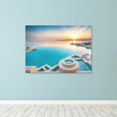 Totes Meer in Israel Leinwanddruck (Insitu (Holzboden))