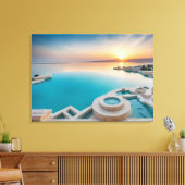 Totes Meer in Israel Leinwanddruck (Insitu (Wohnzimmer))