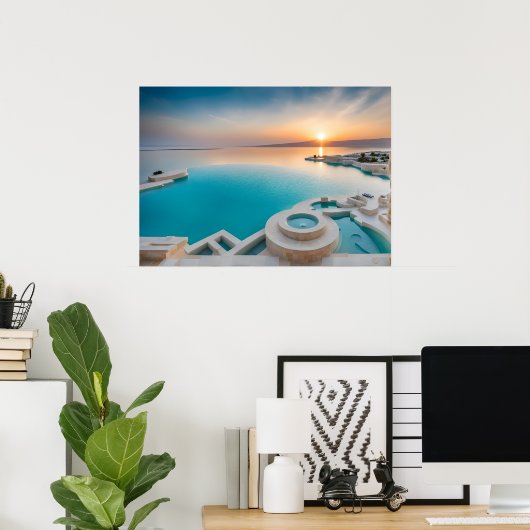 Totes Meer in Israel Poster (Heimbüro)