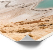 Totes Meer in Israel Poster (Ecke)