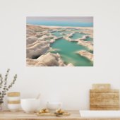 Totes Meer in Israel Poster (Küche)