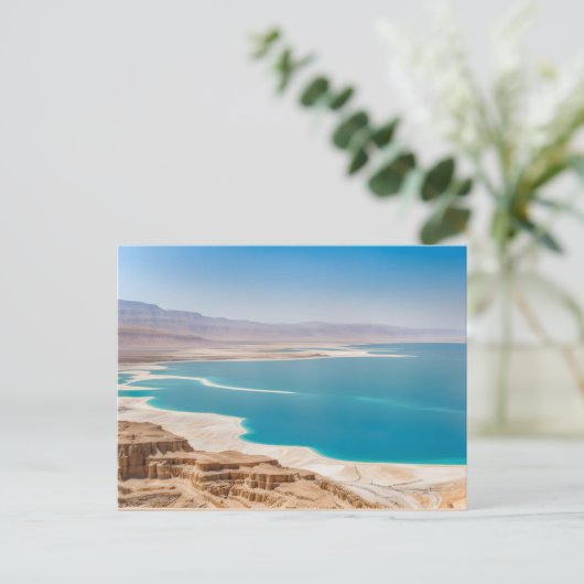 Totes Meer in Israel Postkarte (Stehend Vorderseite)
