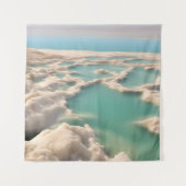 Totes Meer in Israel Wandteppich (Vorderseite)