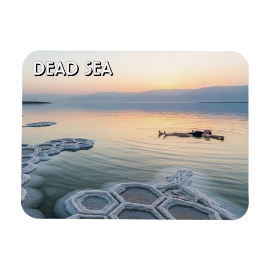 Totes Meer Jordanien Reise Magnet (Horizontal)