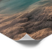 Totes-Meer-Landschaft Israel Poster (Ecke)