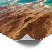 Totes-Meer-Landschaft Israel Poster (Ecke)