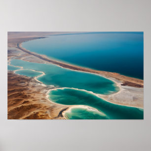 Totes-Meer-Landschaft Israel Poster