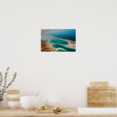 Totes-Meer-Landschaft Israel Poster (Küche)