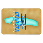 Totes Meer Reiseplakat Magnet (Horizontal)