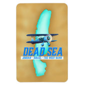 Totes Meer Reiseplakat Magnet (Vertikal)