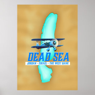 Totes Meer Reiseplakat Poster