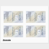 Totes Meer Salz Clay hausgemachte handgefertigte S Rechteckiger Aufkleber (Blatt)