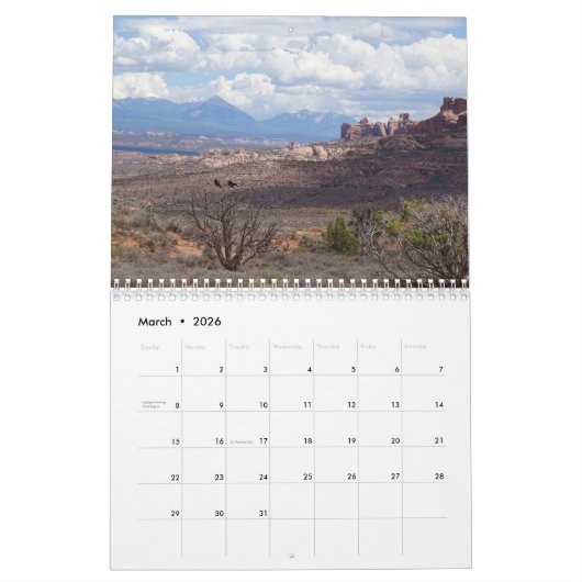 Totes Pferd Point, Utah Kalender (Mär 2026)