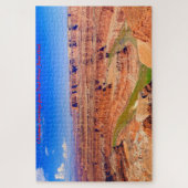 Totes Pferd Point Utah. Weihnachtsgrüße Puzzle (Vertikal)