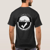 Totes Pixel Live-/Siegel der Zustimmung T-Shirt (Rückseite)