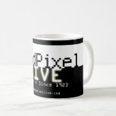 Totes Pixel-LiveTasse Kaffeetasse (VorderseiteRechts)