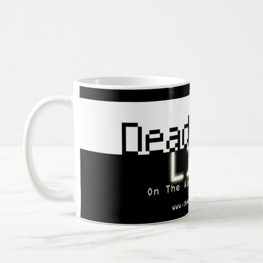 Totes Pixel-LiveTasse Kaffeetasse (Links)