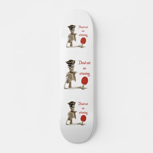 Totes Set Pirate Ping Pong Skateboard (Vorne)