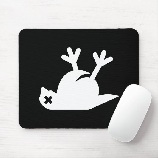 Totes Vogel-Piktogramm Mousepad (Mit Mouse)