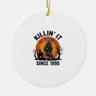 Tötet es seit 1996 Vintage Halloween Sensenmann De Keramik Ornament