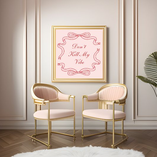 Tötet meine Vibe nicht Poster