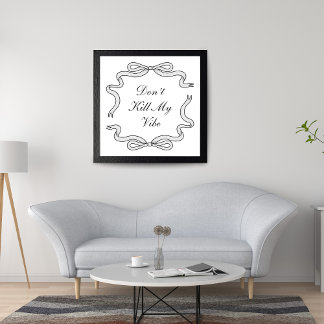 Tötet meine Vibe nicht Poster