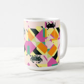 Tötete sie mit Memphis-Designed-Kindness Kaffeetasse (VorderseiteRechts)