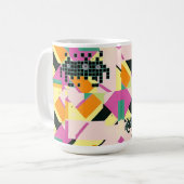 Tötete sie mit Memphis-Designed-Kindness Kaffeetasse (Vorderseite Links)
