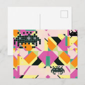 Tötete sie mit Memphis-Designed-Kindness Postkarte (Vorne/Hinten)